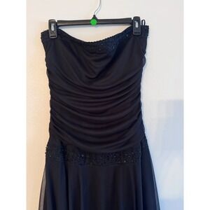 Vintage Strapless Beaded Dress
